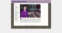 Desktop Screenshot of kathyrobertsperl.com